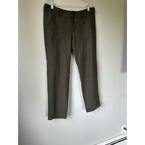 American Eagle Pants Womens Size 8‎ Green Military Trousers Wool Blend Y2K